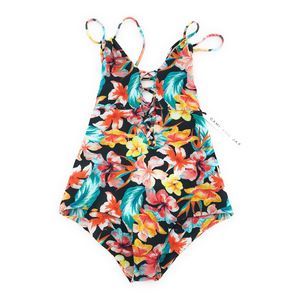 Cami & Jax One Piece Hibiscus Swimsuit Medium